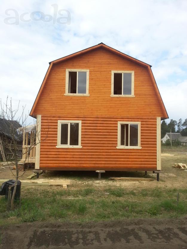 Дом с мансардной крышей
